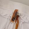 John Galliano White Cotton Logo Loose Men Pants