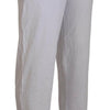 John Galliano White Cotton Logo Mens Jogger Pants