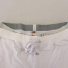 John Galliano White Cotton Logo Mens Jogger Pants
