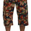 Dolce &amp; Gabbana Mehrfarbige Camouflage-Cargo-Shorts aus Baumwolle