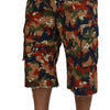 Dolce &amp; Gabbana Mehrfarbige Camouflage-Cargo-Shorts aus Baumwolle