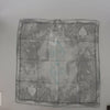 Costume National Gray Print Shawl Foulard Branded Scarf