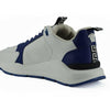 Versace Blue and White Calf Leather Sneakers