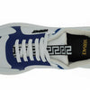 Versace Blue and White Calf Leather Sneakers