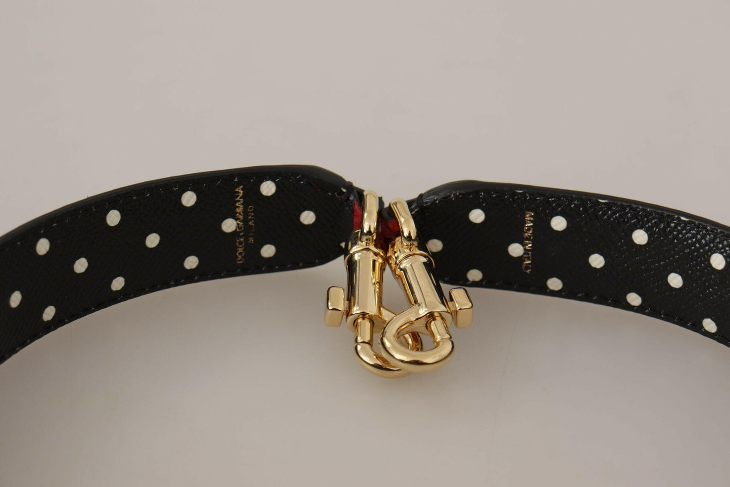 Dolce &amp; Gabbana – Schultergurt für Taschen aus exotischem Leder mit Kristallen in Rot