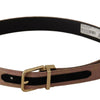 Ceinture en cuir rose chic Dolce &amp; Gabbana avec boucle logo