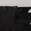 BENCIVENGA Black Stripes Viscose Dress Pants