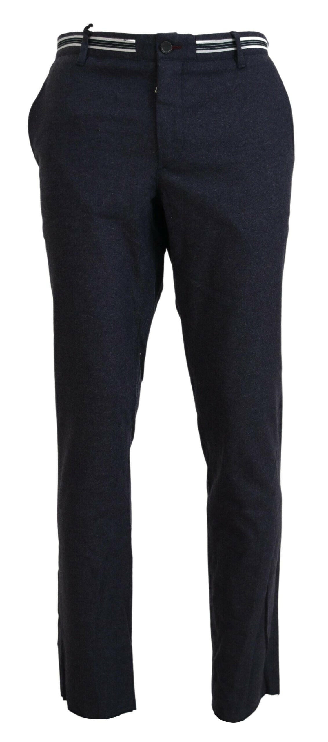 Pantalon habillé noir sophistiqué Domenico Tagliente pour homme