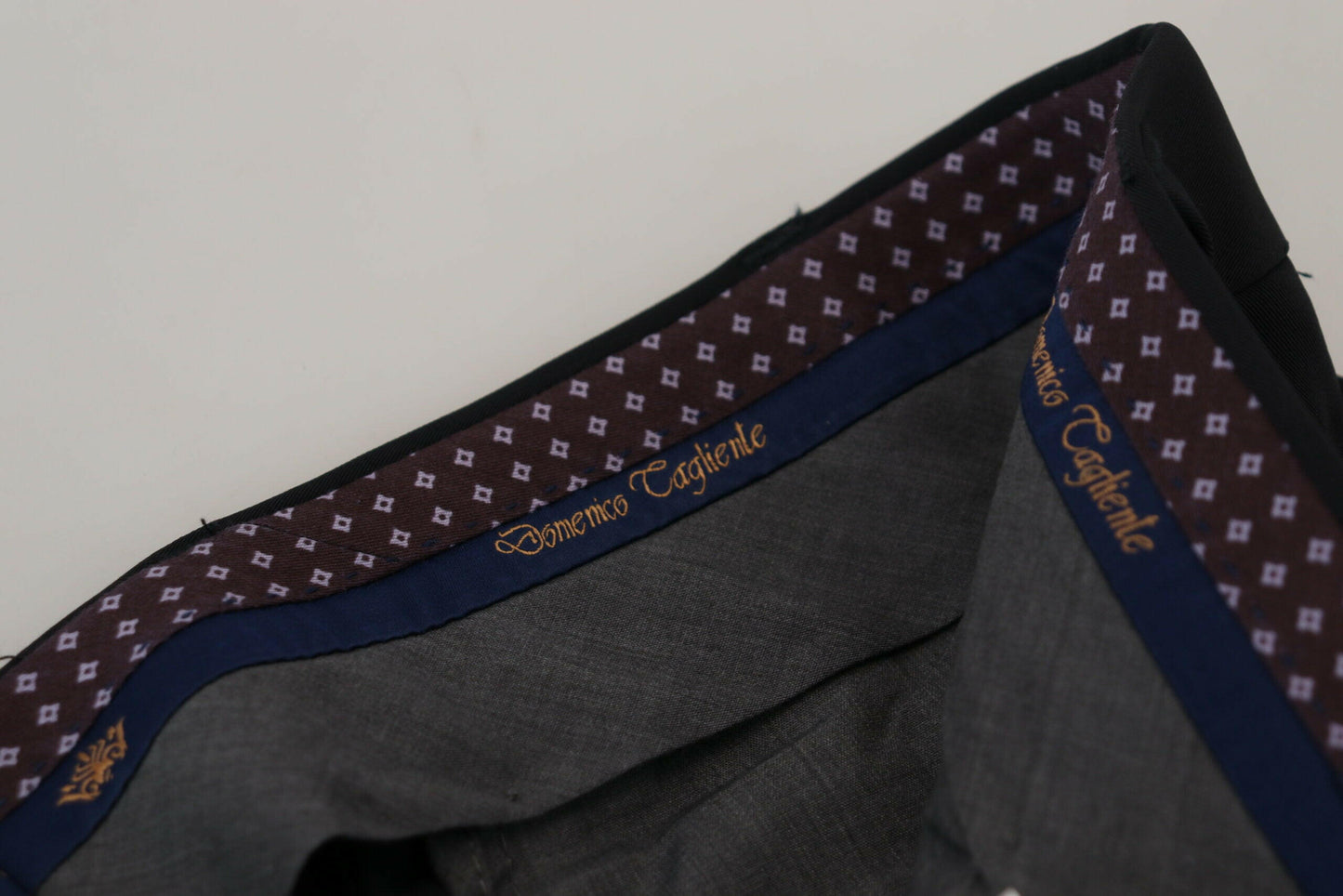 Pantalon habillé noir sophistiqué Domenico Tagliente pour homme