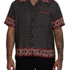 Dolce & Gabbana Multicolor Patterned Silk Casual Shirt