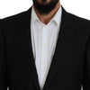 Dolce & Gabbana Black Single Breasted 2 Piece MARTINI Suit