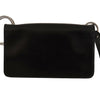 Dolce & Gabbana Black Leather Wristlet Mini Bag Card Bill Wallet