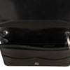 Dolce & Gabbana Black Leather Wristlet Mini Bag Card Bill Wallet