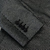 Dolce & Gabbana Black Silver Jacquard Slim Fit Jacket Blazer
