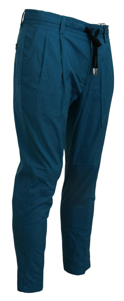 Dolce &amp; Gabbana Blaue Chinos aus Baumwolle