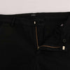 Costume National Chic Pantalon Slim Fit en Coton Stretch Noir