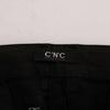 Costume National Chic Pantalon Slim Fit en Coton Stretch Noir
