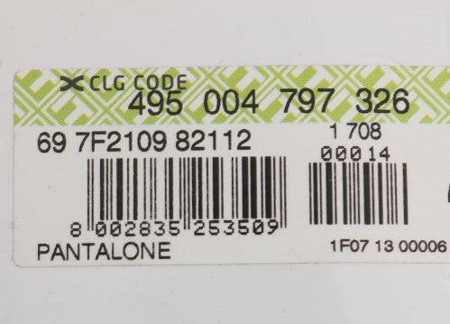 GF Ferre – Schwarze Chinohose aus Baumwollstretch