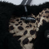 Dolce & Gabbana Black Cashmere Blend Faux Fur Coat Jacket