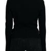 Dolce & Gabbana Black Button Cardigan Blazer Viscose Jacket