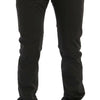 GF Ferre Gray Cotton Stretch Chinos Pants