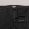GF Ferre Gray Cotton Stretch Chinos Pants