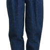 Dolce & Gabbana Blue High Waist Denim Cotton Stretch Jeans