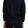 Philippe Model Black Printed Long Sleeves Pullover Sweater