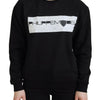 Philippe Model Black Printed Long Sleeves Pullover Sweater