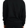 Philippe Model Black Printed Long Sleeves Pullover Sweater