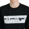 Philippe Model Black Printed Long Sleeves Pullover Sweater