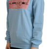 Philippe Model Light Blue Logo Printed Long Sleeves Sweater