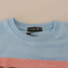 Philippe Model Light Blue Logo Printed Long Sleeves Sweater