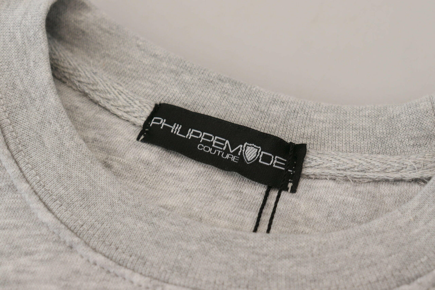 Philippe Model Gray Printed Long Sleeves Pullover Sweater