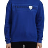 Philippe Model Blue Printed Long Sleeves Pullover Sweater