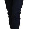 Just Cavalli Black Low Waist Slim Fit Women Casual Denim Jeans