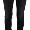 Jean droit taille basse noir Acht Chic