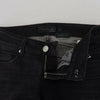 Jean droit taille basse noir Acht Chic