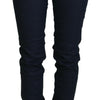 Acht Blue Cotton Low Waist Slim Fit Women Casual Denim Jeans