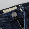 Acht Blue Washed Cotton Low Waist Women Casual  Jeans