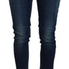 Acht Blue Cotton Low Waist Skinny Women Casual Jeans