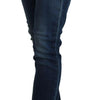 Acht Blue Cotton Low Waist Skinny Women Casual Jeans