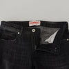 Fiorucci Black Cotton Low Waist Skinny Women Casual Jeans