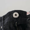 Fiorucci Black Cotton Low Waist Skinny Women Casual Jeans
