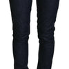 Acht Blue Cotton Low Waist Slim Fit Women Casual Jeans