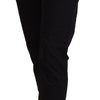 CYCLE Black Cotton Baggy High Waist Women Pants