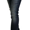 Acht Blue Washed Cotton Slim Fit Women Denim Jeans