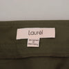 LAUREL Green Cotton High Waist Women Tapered Pants