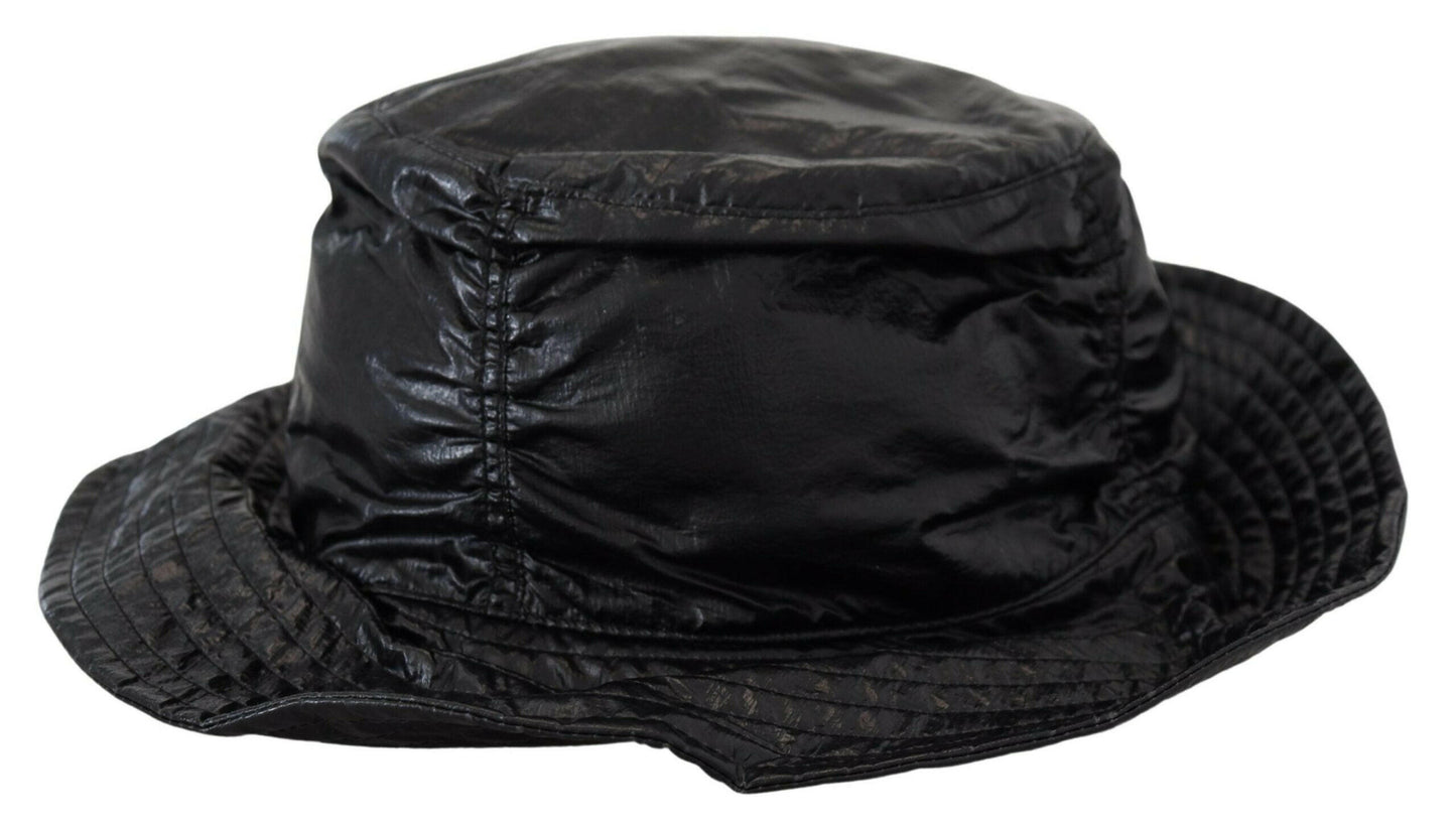 Casquette bob noire élégante Dolce &amp; Gabbana avec logo