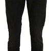 Costume National Gray Cotton Corduroy Men Casual Jeans